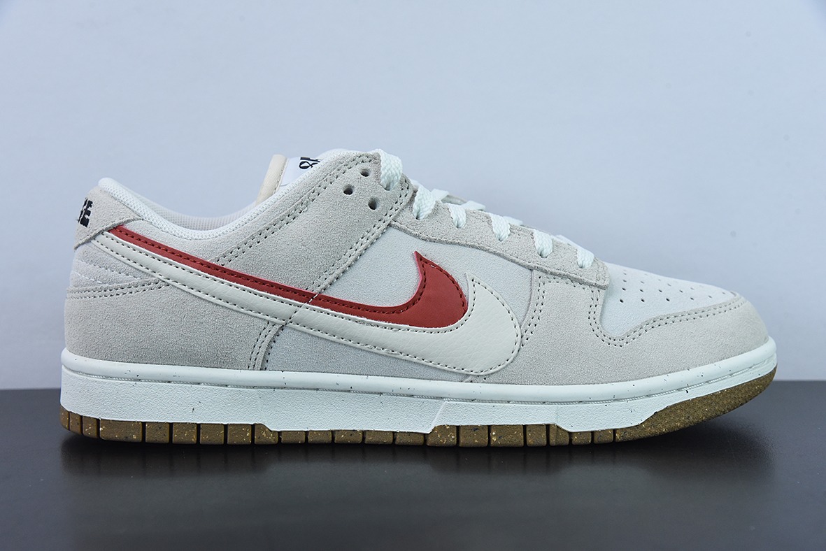 Nk SB Dunk Low "85" 灰红双勾 SB低帮运动休闲板鞋 货号:DO9457-100