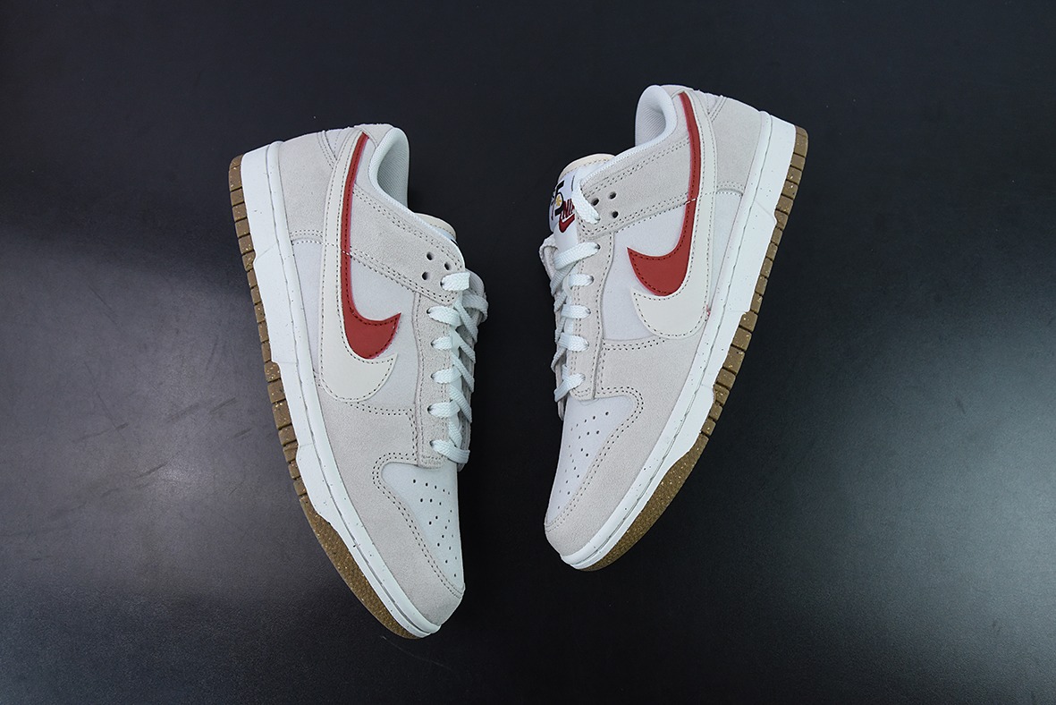 Nk SB Dunk Low "85" 灰红双勾 SB低帮运动休闲板鞋 货号:DO9457-100
