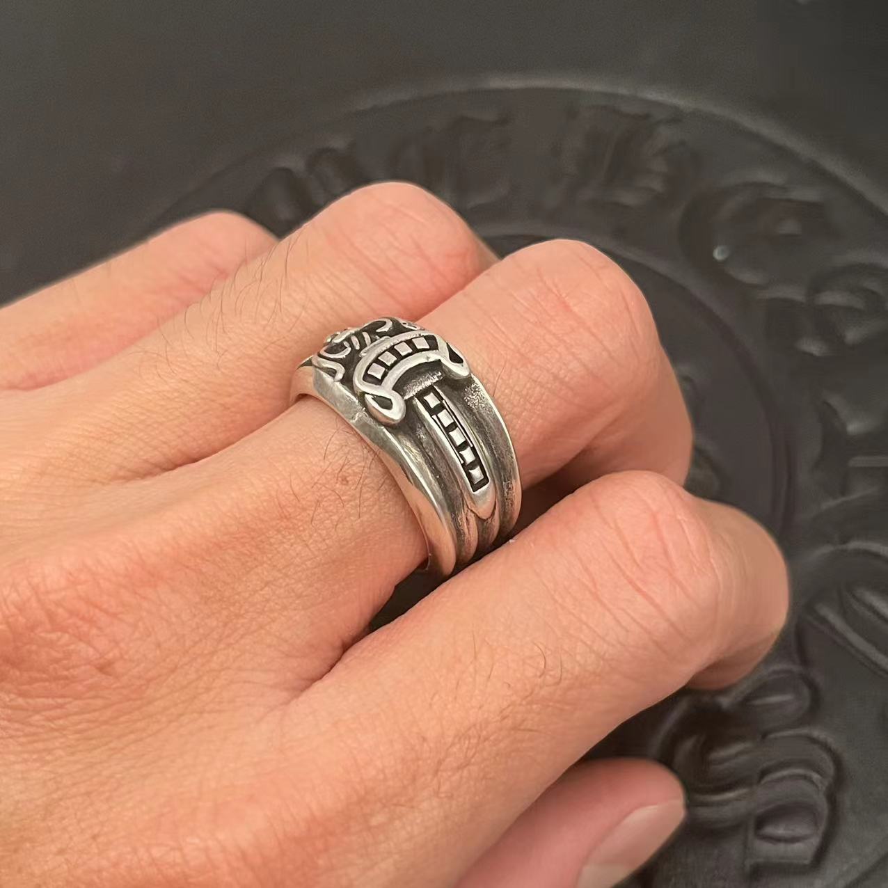 Chrome Hearts CHROME HEARTS高版本克罗心大宝剑戒指