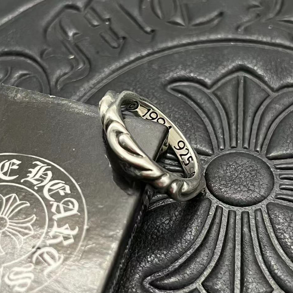 Chrome Hearts CHROME HEARTS高版本克罗心图腾藤蔓花戒指