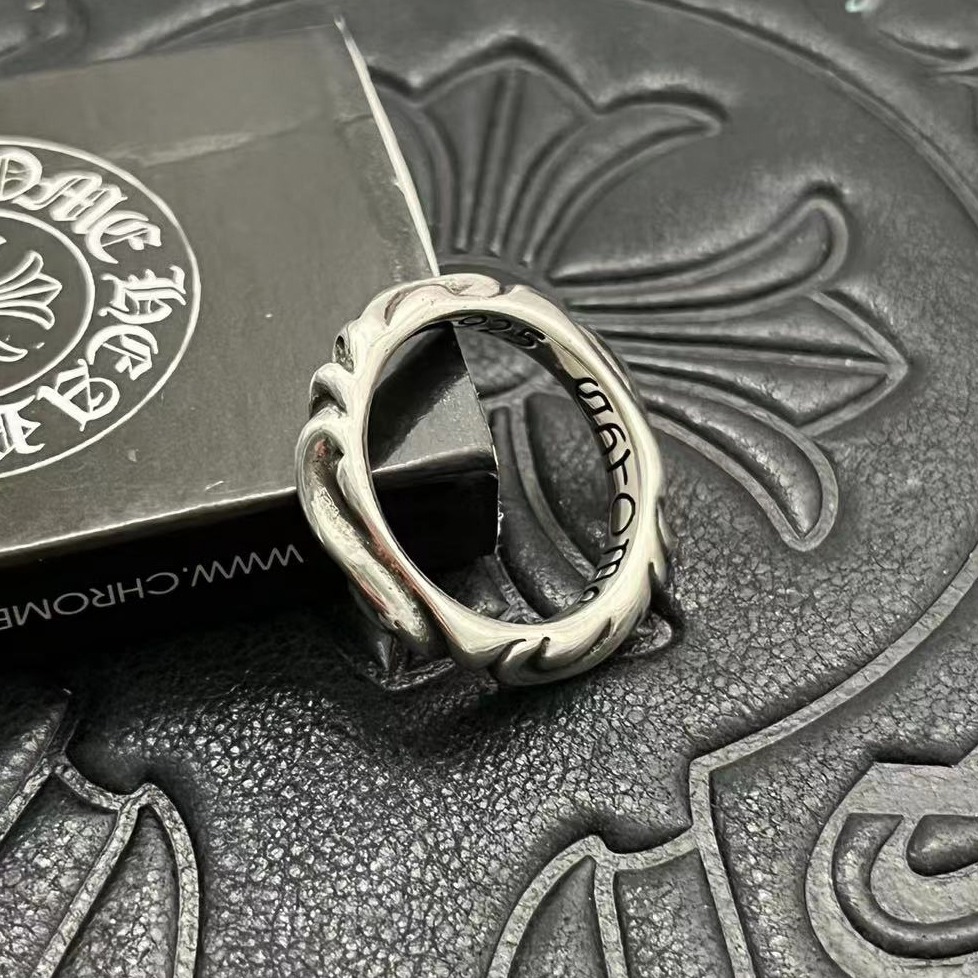 Chrome Hearts CHROME HEARTS高版本克罗心图腾藤蔓花戒指