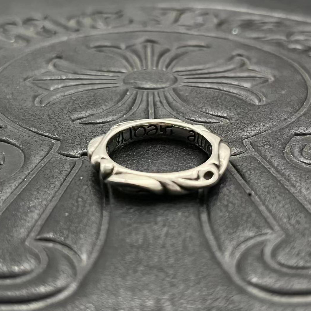Chrome Hearts CHROME HEARTS高版本克罗心图腾藤蔓花戒指