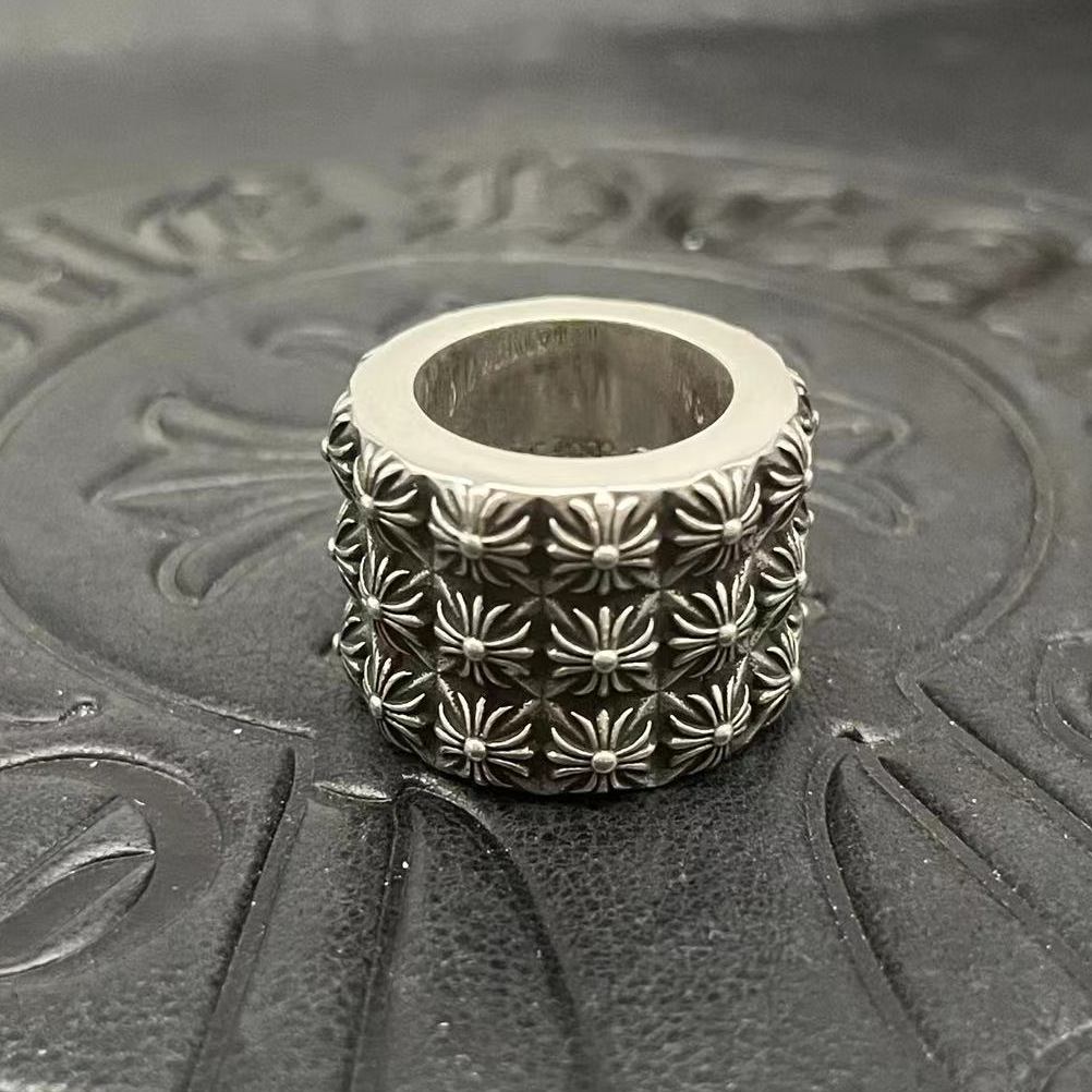 Chrome Hearts CHROME HEARTS高版本克罗心十字花戒指