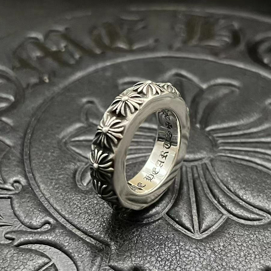 Chrome Hearts CHROME HEARTS高版本克罗心十字花戒指