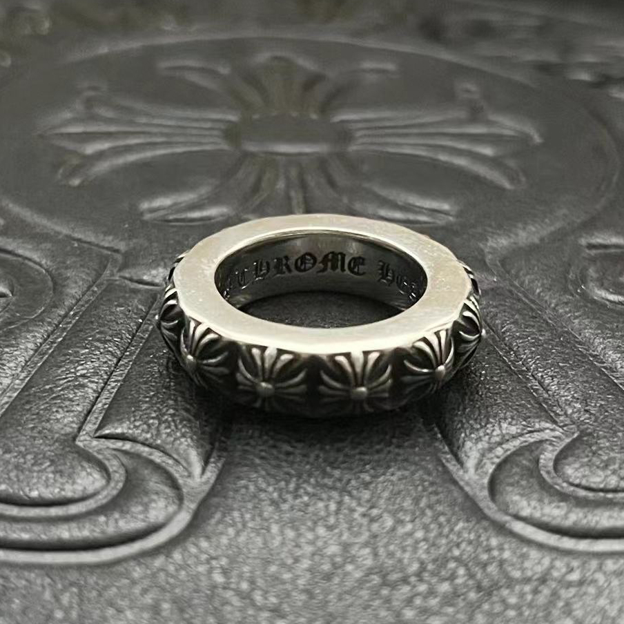 Chrome Hearts CHROME HEARTS高版本克罗心十字花戒指