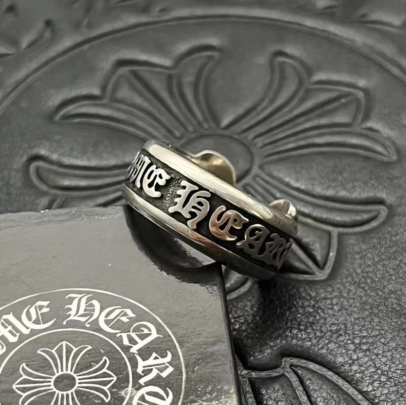 NO:582099,CHROME HEARTS high version Chrome heart open scroll ring, fine jewelry, chrome hearts, chrome hearts, ring19860909CHROME HEARTS高版本克罗心开口卷轴戒指,饰品精品,chrome hearts,chrome hearts,ring,Jewelry