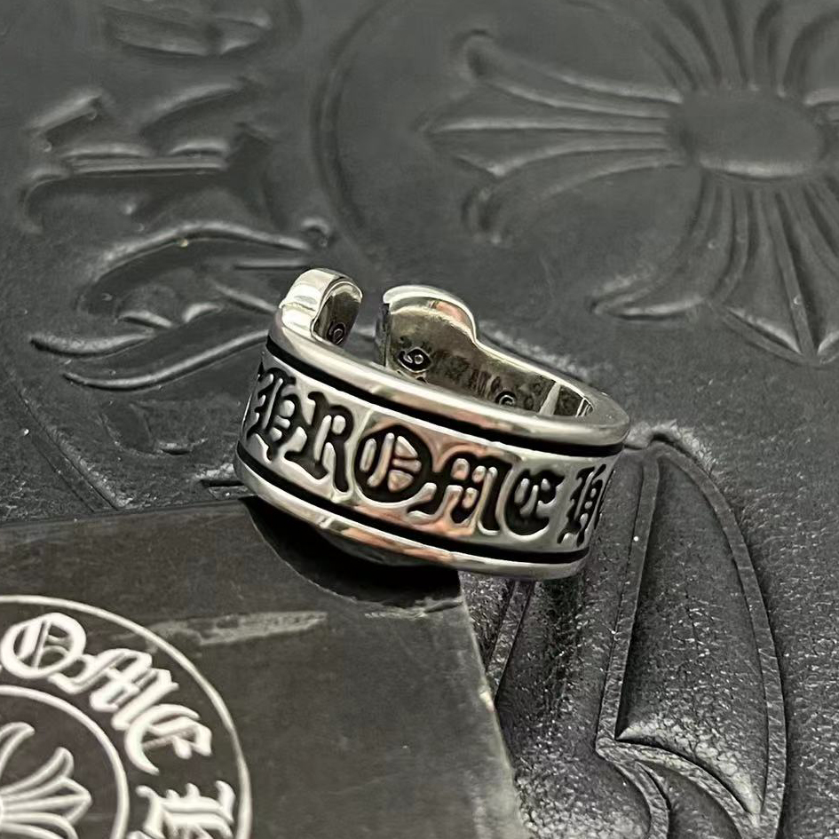 NO:582096,CHROME HEARTS high version Chrome heart open scroll ring, fine jewelry, chrome hearts, chrome hearts, ring19860909CHROME HEARTS高版本克罗心开口卷轴戒指,饰品精品,chrome hearts,chrome hearts,ring,Jewelry