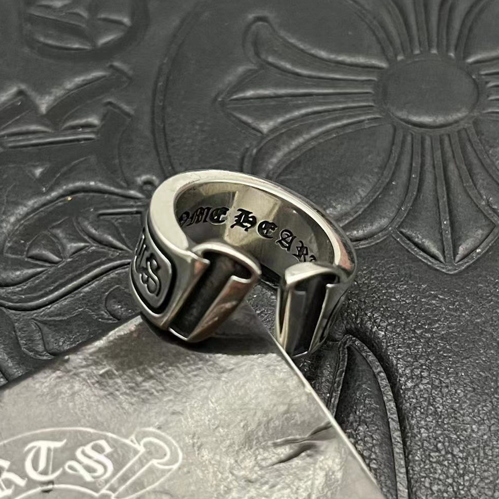 Chrome Hearts CHROME HEARTS高版本克罗心开口卷轴戒指