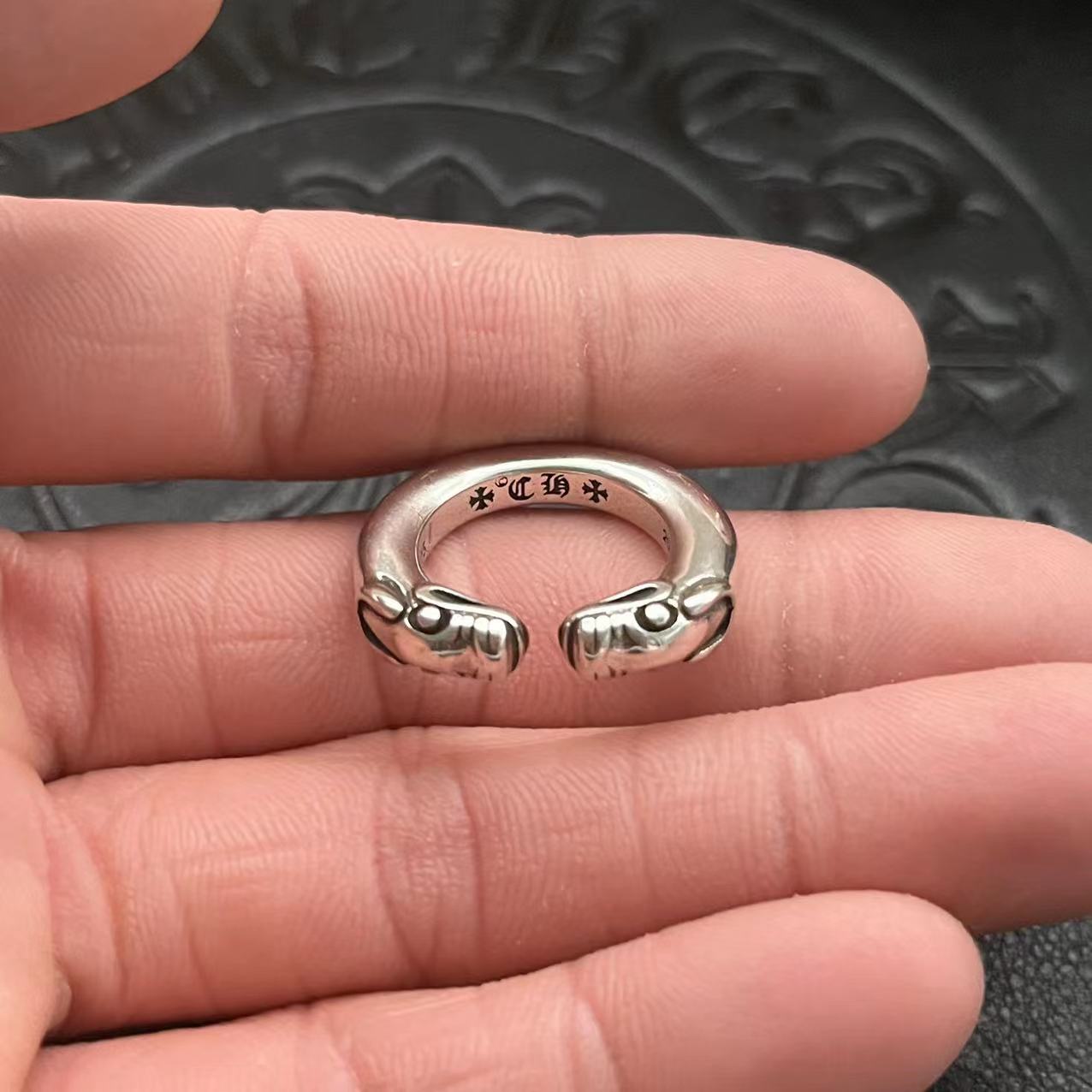 Chrome Hearts CHROME HEARTS高版本克罗心开口戒指