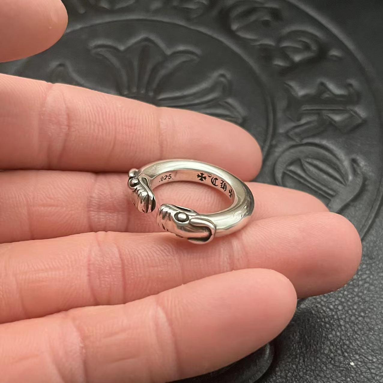 Chrome Hearts CHROME HEARTS高版本克罗心开口戒指