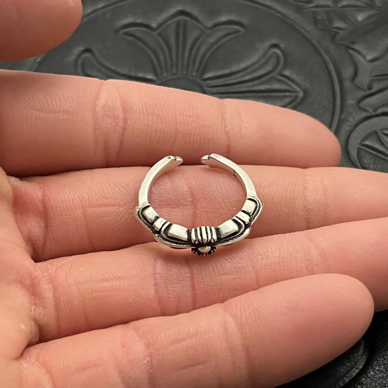 Chrome Hearts CHROME HEARTS高版本克罗心开口小戒指