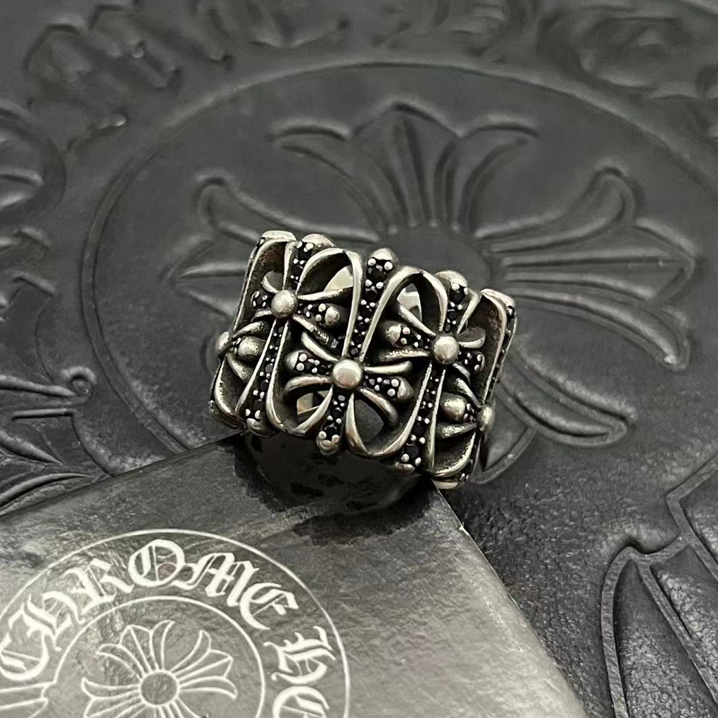 Chrome Hearts Jewelry Ring- Set With Diamonds