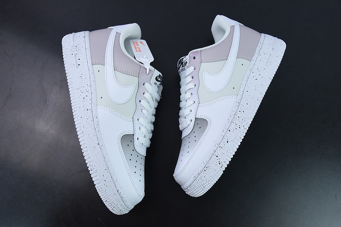 Air Force 1 '07 Low"White/Pink/Grey"空军一号白淡粉灰泼墨”低帮休闲板鞋货号:MM6023-536