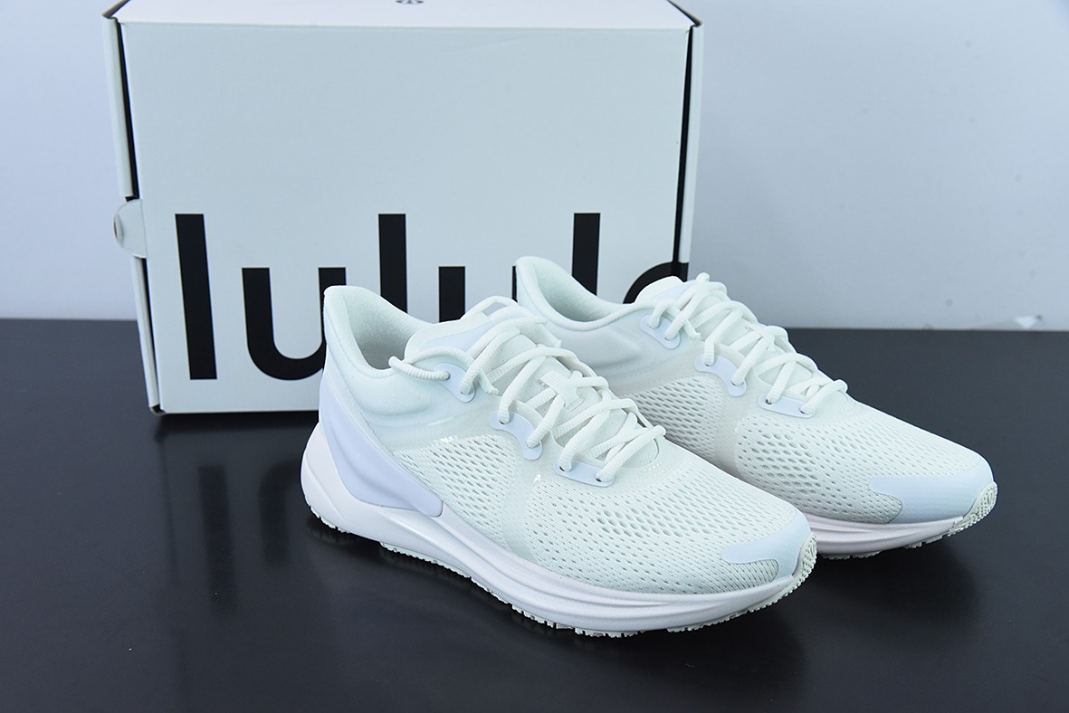 露露乐蒙/Lululemon W Blissfeel Run Low 布利斯系列低帮女士健身训练透气休闲运动慢跑鞋“网织纯白”LW9EF2S