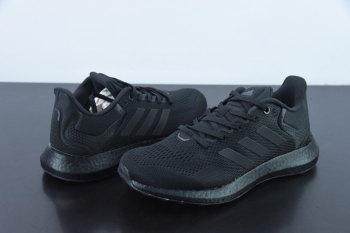阿迪达斯 Pureboost 21 PB21代 爆米花大底 运动休闲跑步鞋 货号:GY5095