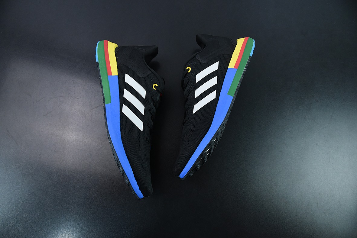阿迪达斯 Pureboost 21 PB21代  爆米花大底 运动休闲跑步鞋 官方货号：GY5103