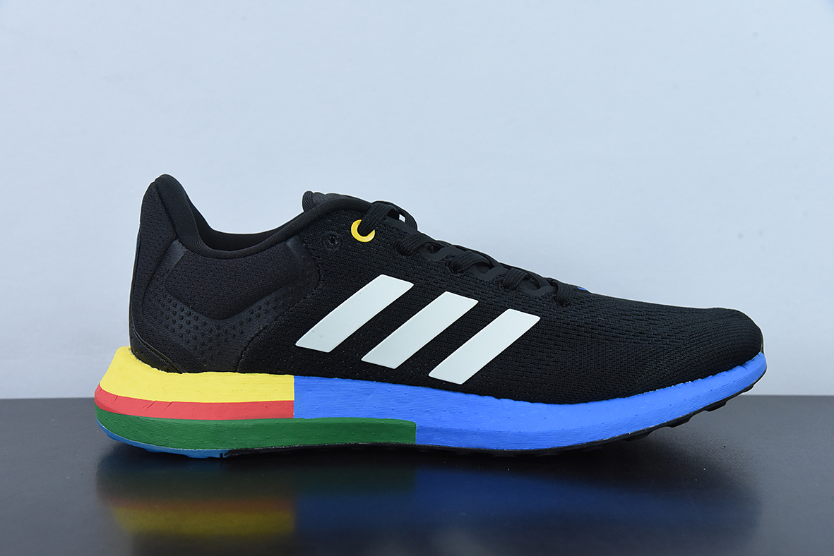 阿迪达斯 Pureboost 21 PB21代  爆米花大底 运动休闲跑步鞋 官方货号：GY5103