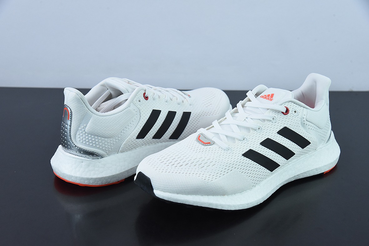 阿迪达斯 Pureboost 21 PB21代  爆米花大底 运动休闲跑步鞋 官方货号：GY5099