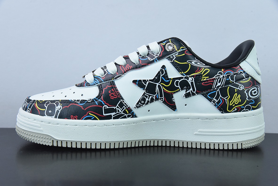 Medicom Toy Exhibition x Bape STA "BE@RCAMO"暴力熊联名款男女同款运动鞋