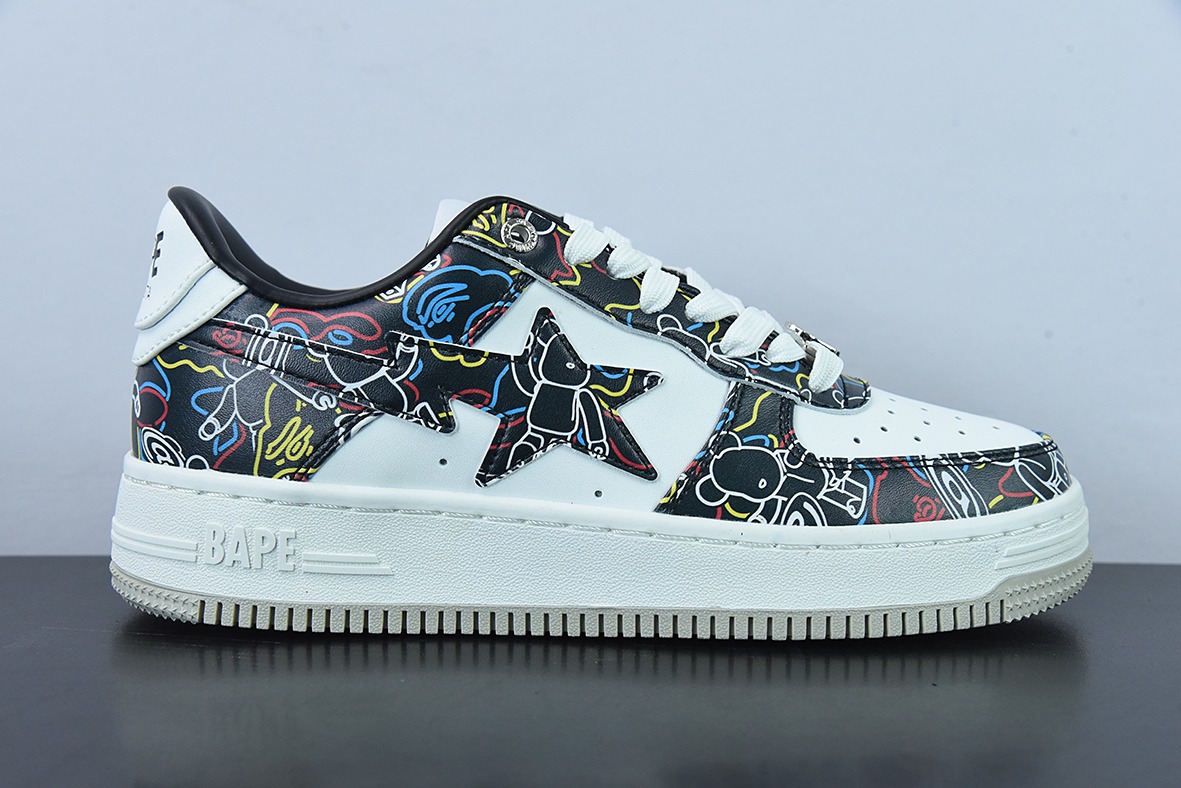 Medicom Toy Exhibition x Bape STA "BE@RCAMO"暴力熊联名款男女同款运动鞋