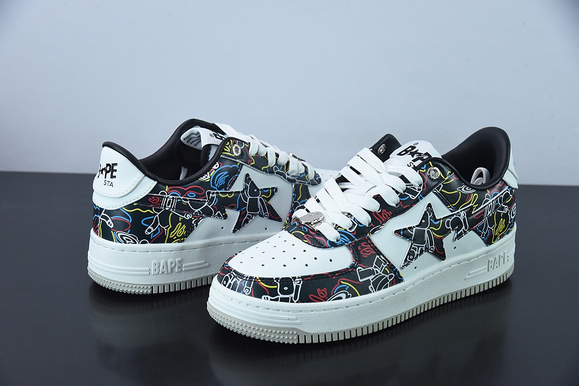 Medicom Toy Exhibition x Bape STA "BE@RCAMO"暴力熊联名款男女同款运动鞋