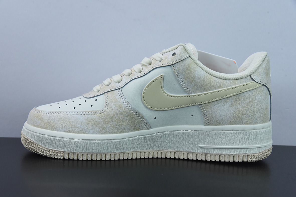 Nk Air Force 1 Low ’07 岩石杏色 空军一号低帮休闲板鞋 货号：KP6936-669