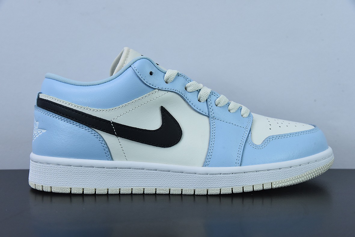 Air Jordan 1 Low AJ1 乔1天蓝色 运动文化篮球鞋 554723-401