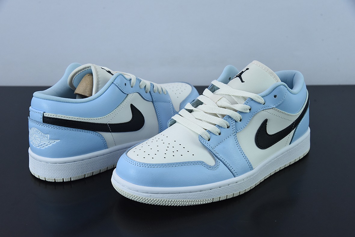Air Jordan 1 Low AJ1 乔1天蓝色 运动文化篮球鞋 554723-401