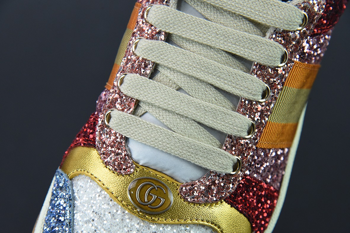Gucci Distressed Screener sneaker古驰小脏鞋系列 经典原型复古百搭做旧老爹板鞋
