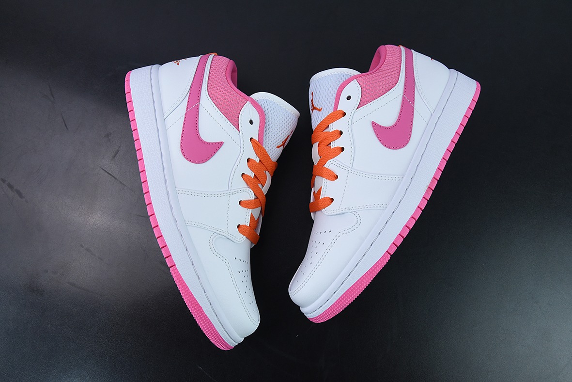 Air Jordan 1 Low AJ1 乔1白粉色 低帮篮球鞋 货号DR9498-168