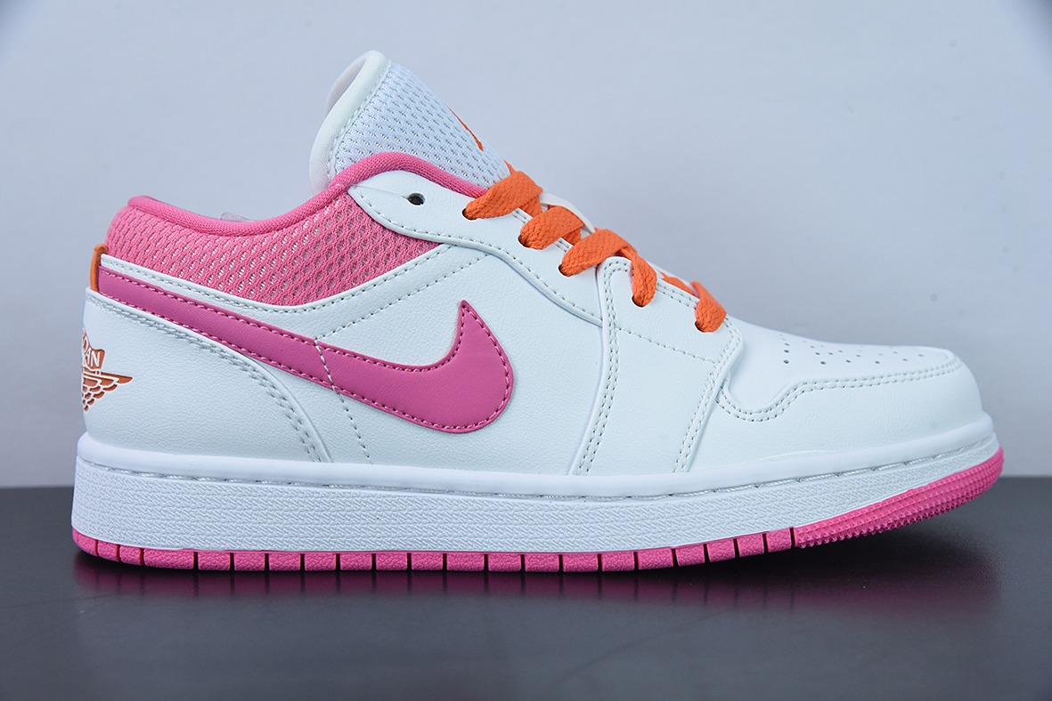 Air Jordan 1 Low AJ1 乔1白粉色 低帮篮球鞋 货号DR9498-168