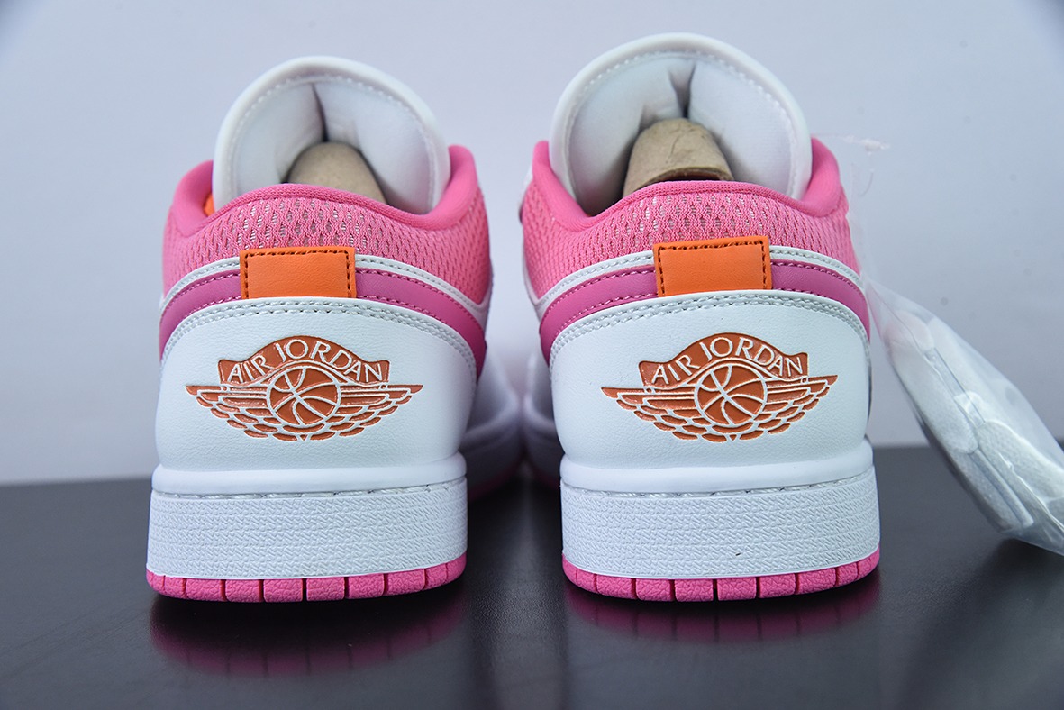 Air Jordan 1 Low AJ1 乔1白粉色 低帮篮球鞋 货号DR9498-168