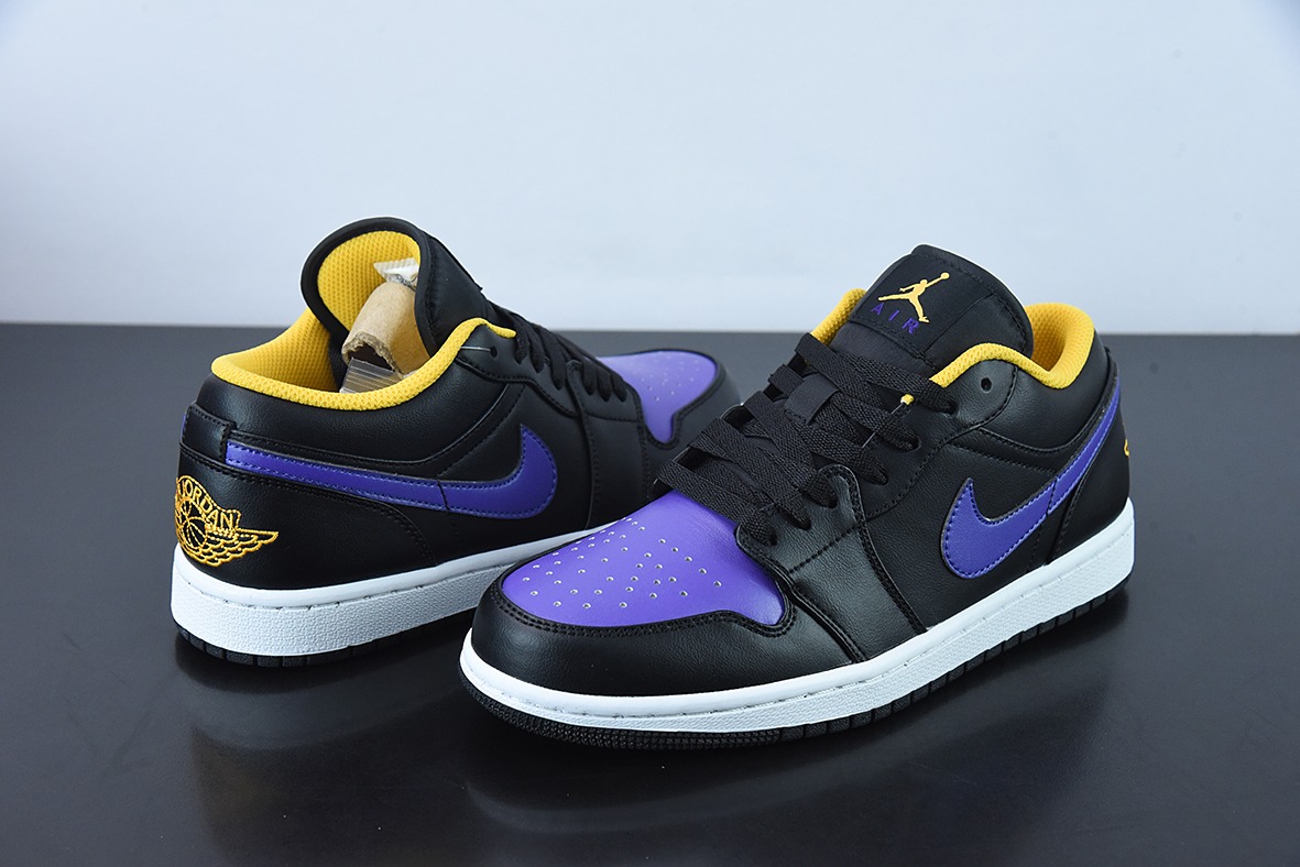 Air Jordan 1 Low "Dark Concord" AJ1 乔1黑蓝色低帮休闲板鞋篮球鞋 553558-075