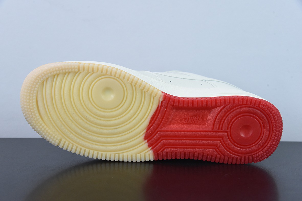 Nike Air Force 1 Low '07 “米白红”亚特兰大 城市限定低帮空军一号低帮男女同款运动鞋 货号:YT0288-639