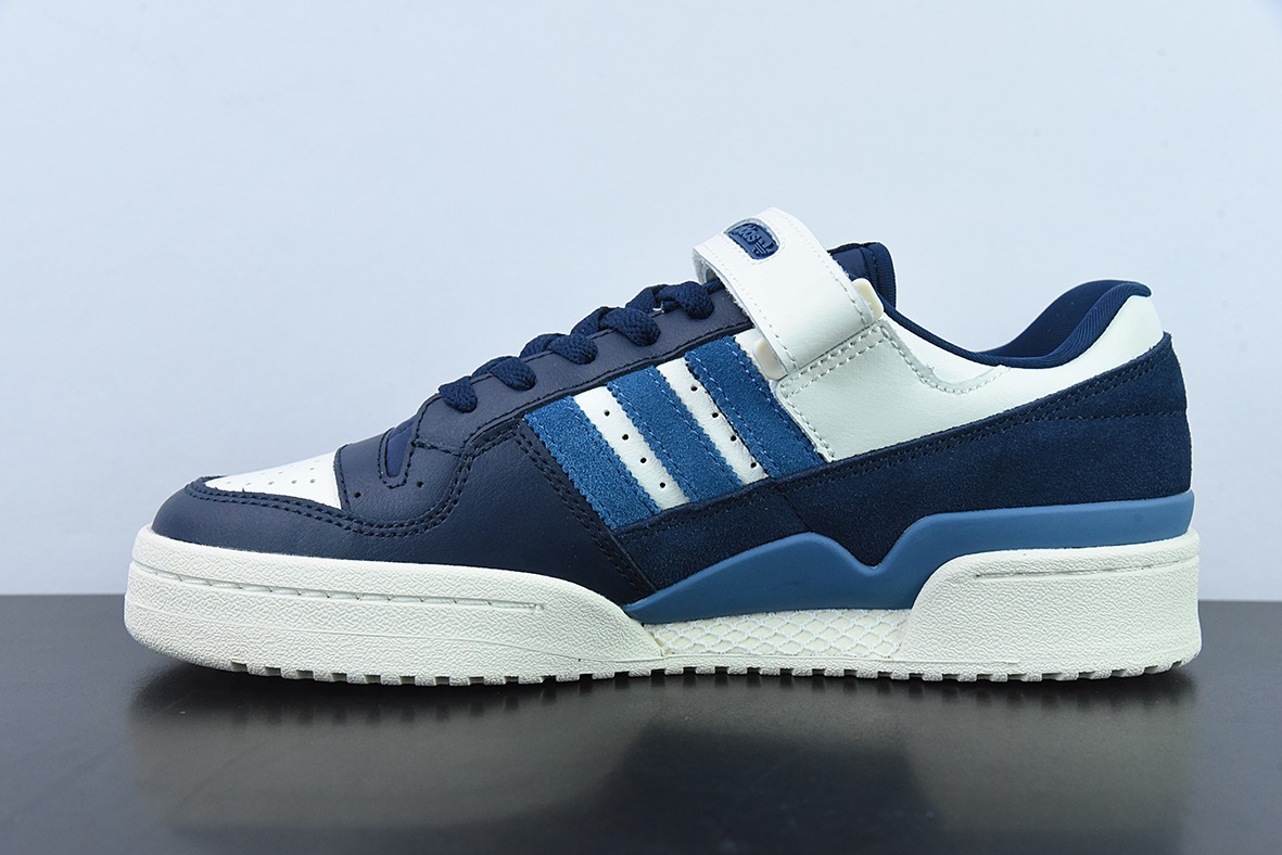 Adidas Originals Forum 84 Low 海军蓝低帮休闲板鞋 入秋必备潮品 货号 GX2162