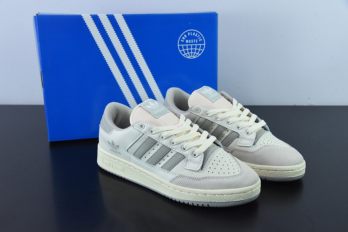 AD Originals Centennial 85 Low 白灰 复古低帮休闲板鞋 原盒原标货号:GX2213