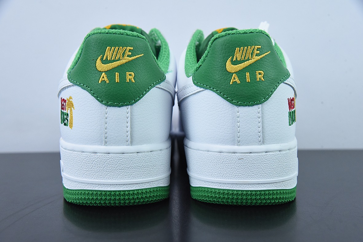 Nike Air Force 1 Low 07 布鲁克林群岛白蓝原楦头原纸板货号：DX1156 100