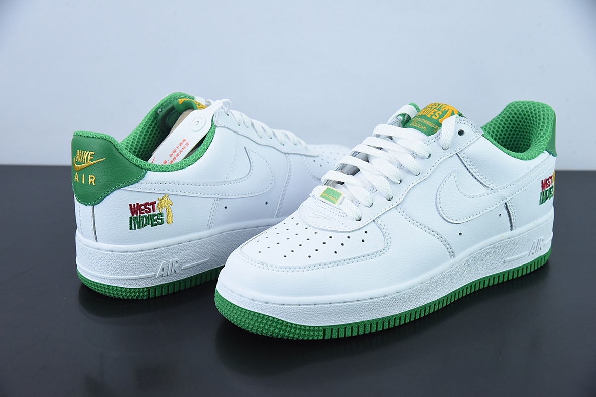 Nike Air Force 1 Low 07 布鲁克林群岛白蓝原楦头原纸板货号：DX1156 100