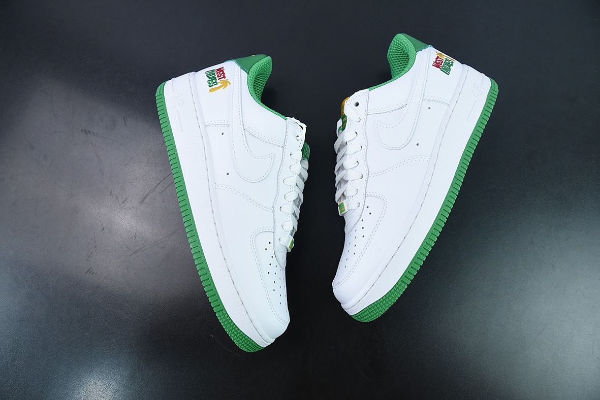 Nike Air Force 1 Low 07 布鲁克林群岛白蓝原楦头原纸板货号：DX1156 100