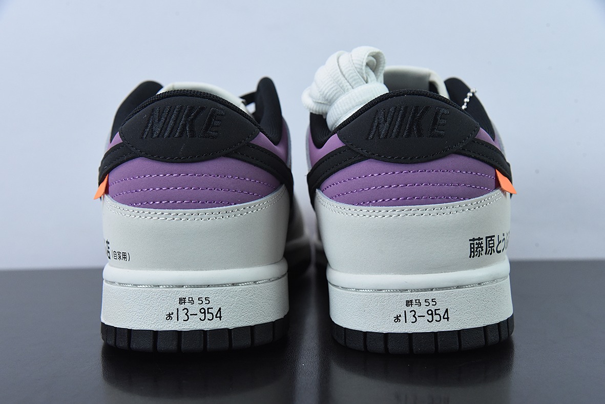 Nike Dunk Low ✖ 《头文字D》 AE86 藤原拓海专属座驾低帮休闲板鞋 货号：AE1391-086