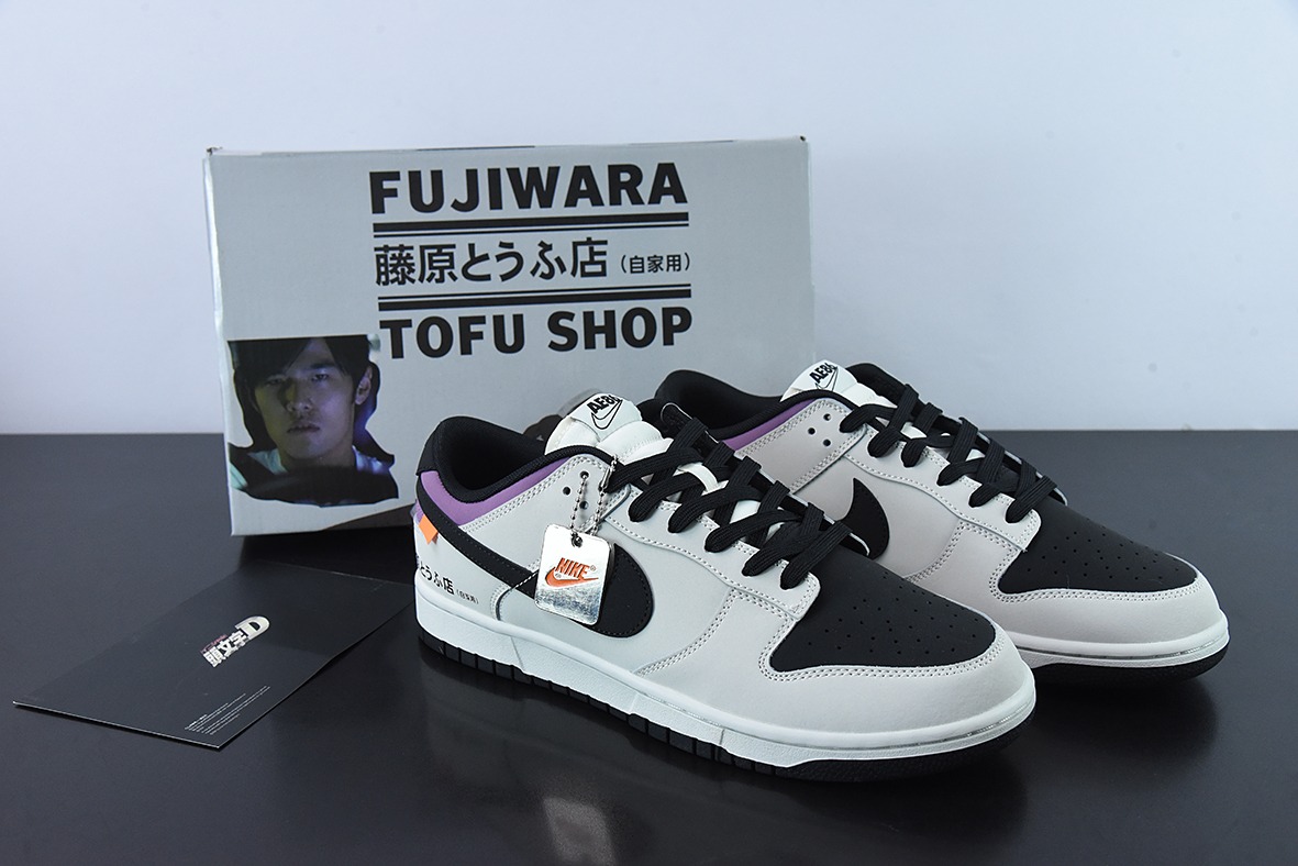 Nike Dunk Low ✖ 《头文字D》 AE86 藤原拓海专属座驾低帮休闲板鞋 货号：AE1391-086
