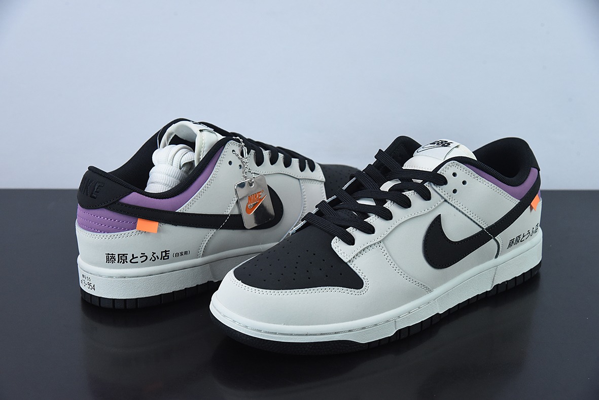 Nike Dunk Low ✖ 《头文字D》 AE86 藤原拓海专属座驾低帮休闲板鞋 货号：AE1391-086