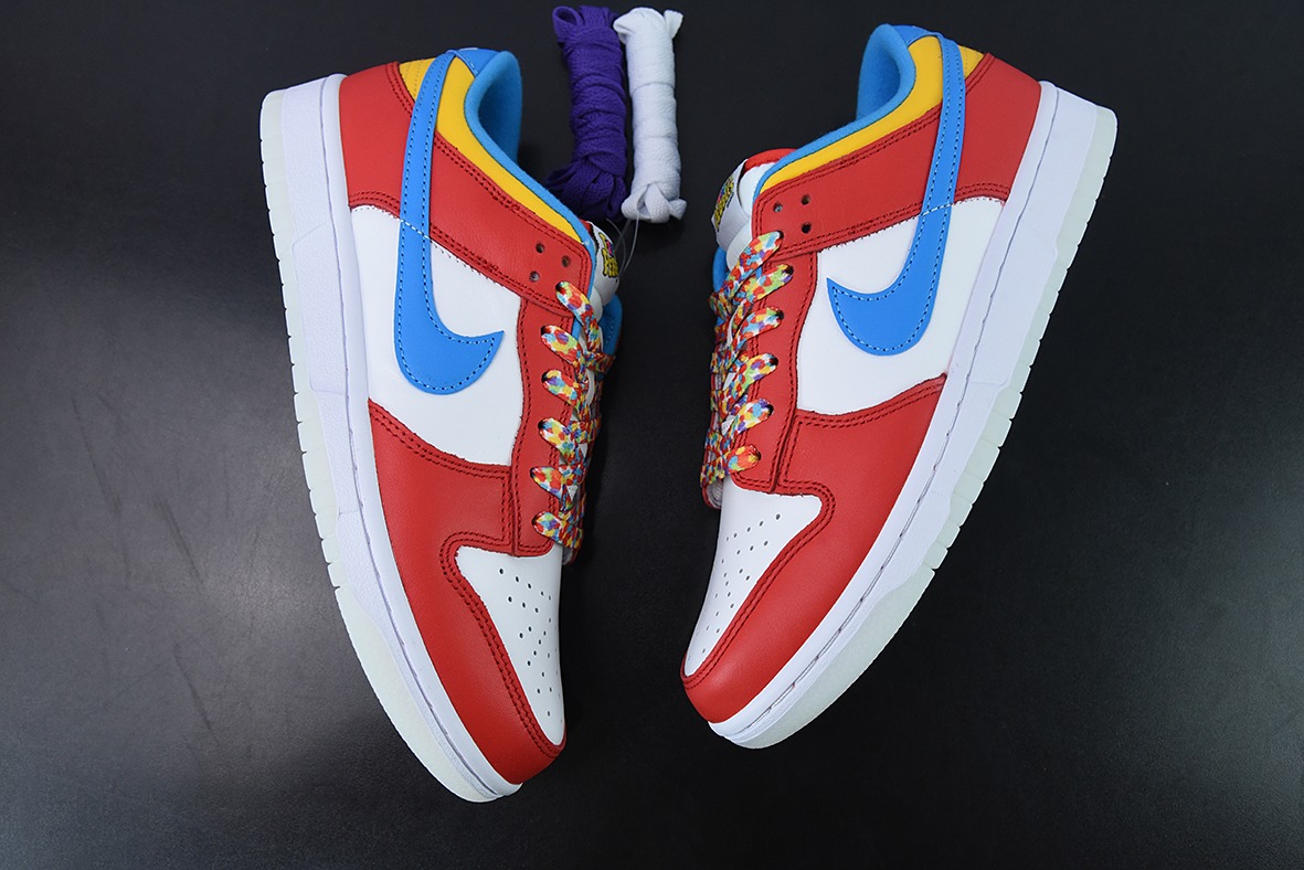 LeBron James x Nk Dunk Low "Fruity Pebbles" 水果麦片 詹姆斯联名 SB低帮运动休闲板鞋 DH8009-600