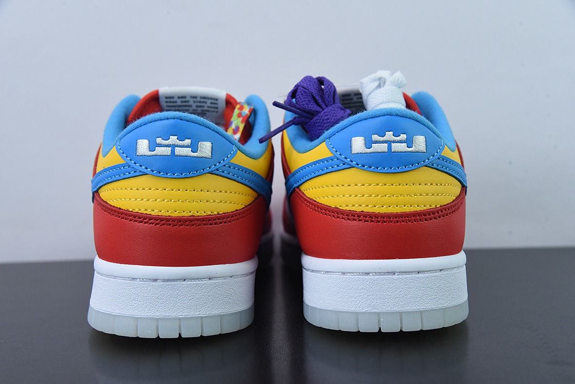 LeBron James x Nk Dunk Low "Fruity Pebbles" 水果麦片 詹姆斯联名 SB低帮运动休闲板鞋 DH8009-600
