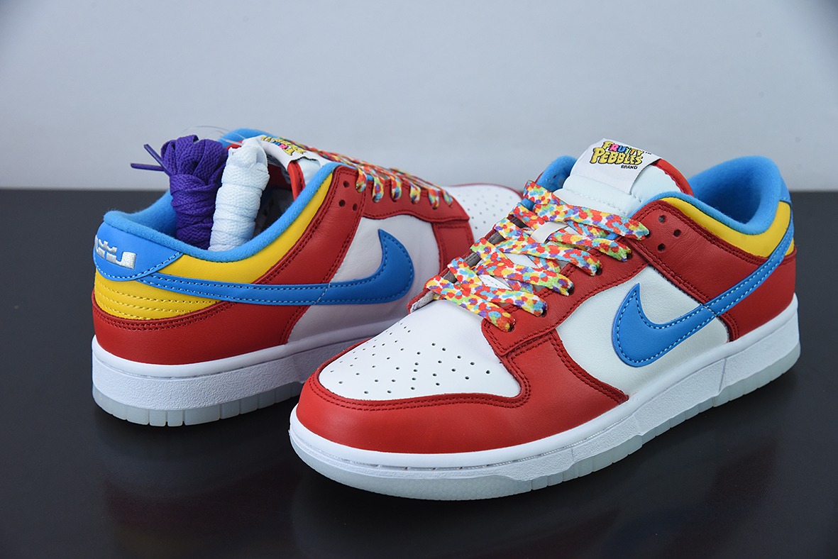 LeBron James x Nk Dunk Low "Fruity Pebbles" 水果麦片 詹姆斯联名 SB低帮运动休闲板鞋 DH8009-600