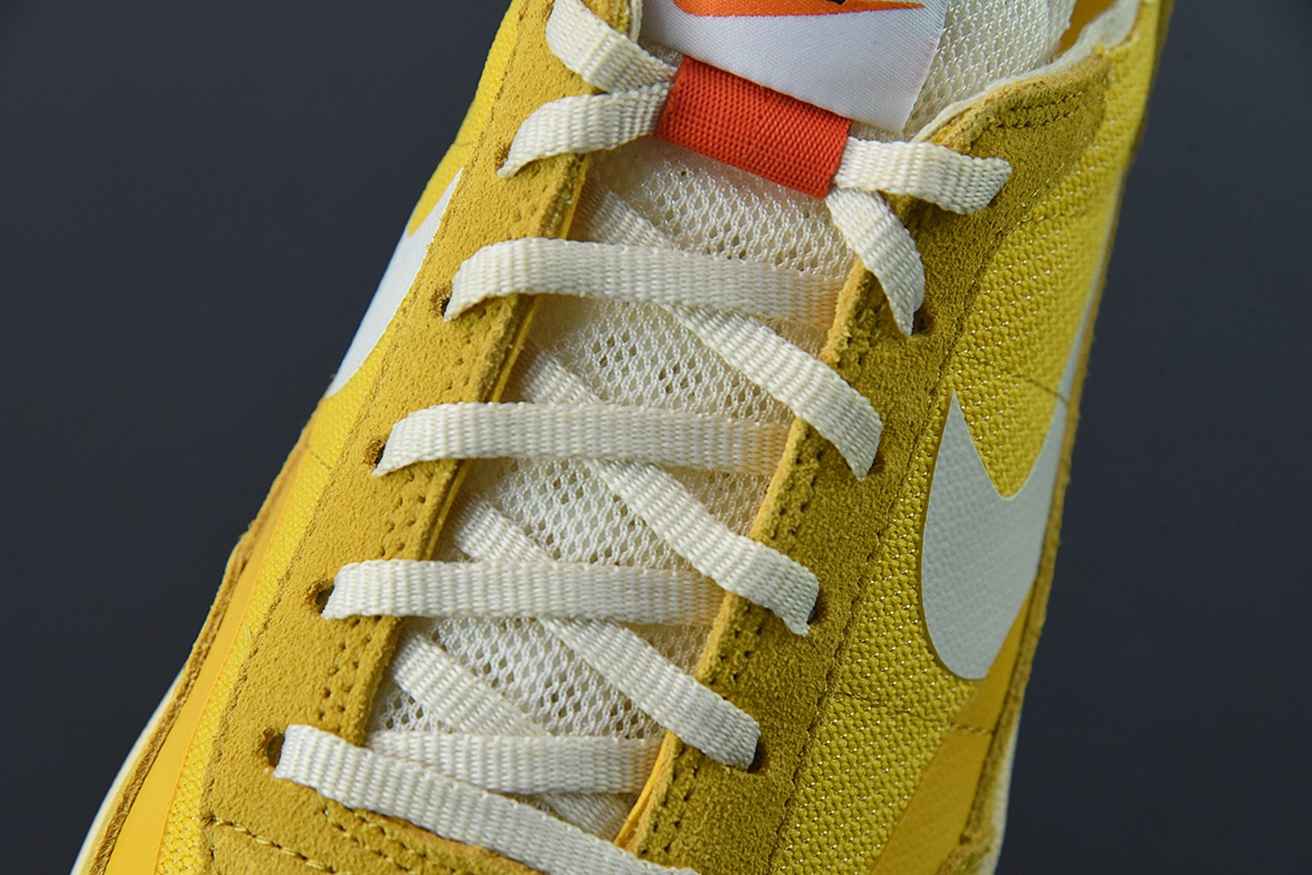 Tom Sachs x Craft General Purpose Shoe"Yellow"宇航员4.0通用系列低帮经典复古休闲运动板鞋“月球土黄白红”DA6672-700