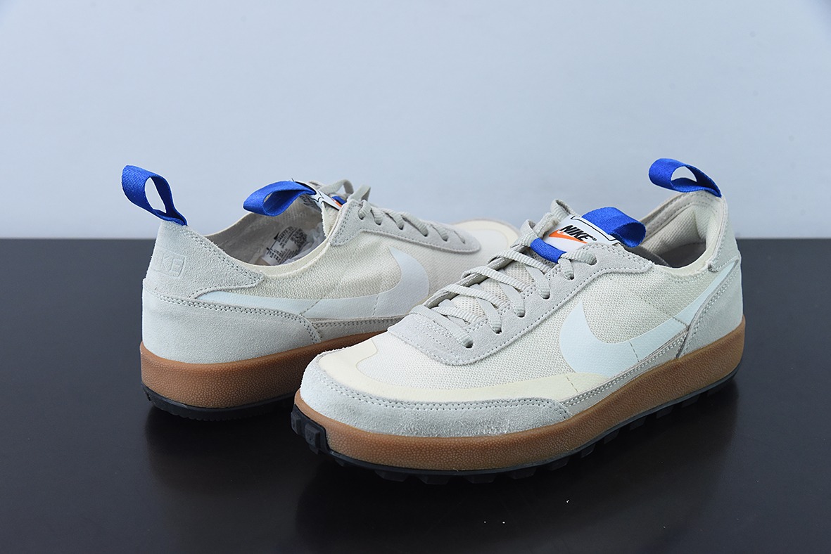 Tom Sachs x Craft General Purpose Shoe"Yellow"宇航员4.0通用系列低帮经典复古休闲运动板鞋“浅卡其灰棕底”DA6672-200