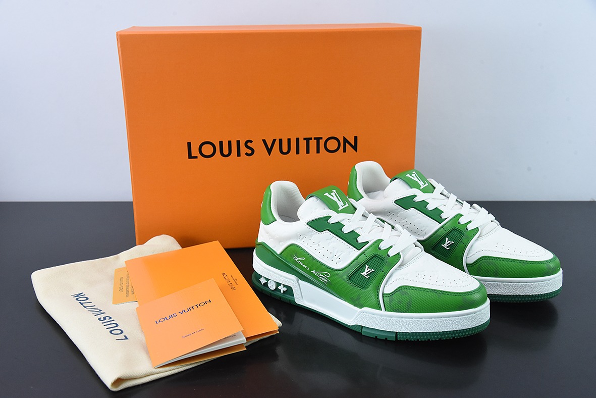 LV/路易威登 2021s LV Trainer 限定联名 入秋最新配色男士运动鞋