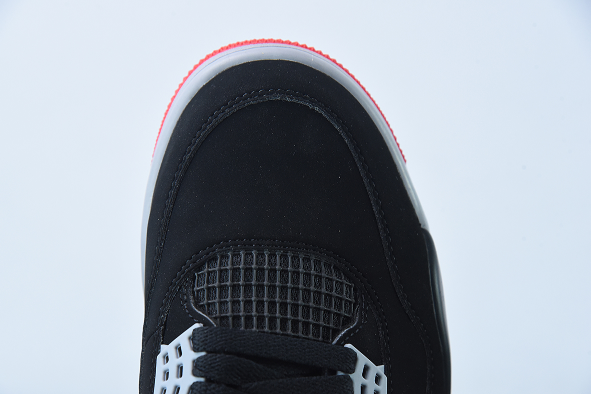 Air Jordan 4 AJ4 乔丹4代篮球鞋/黑红 公牛低帮男子篮球鞋 尺码：308497-060