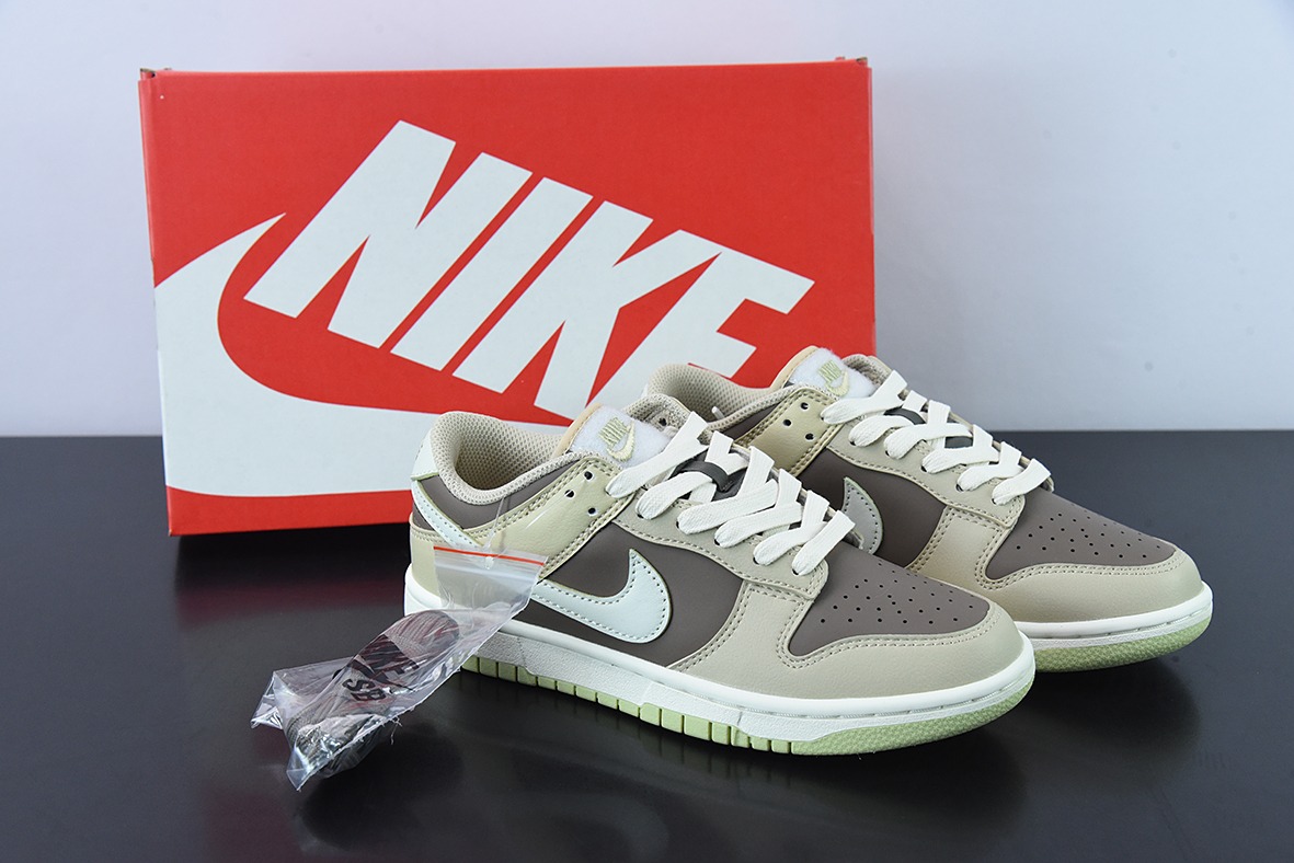 Nike Wmne SB Dunk Low"Brown/Mocha"扣篮系列低帮休闲运动滑板板鞋“皮革米棕”FB4961-012
